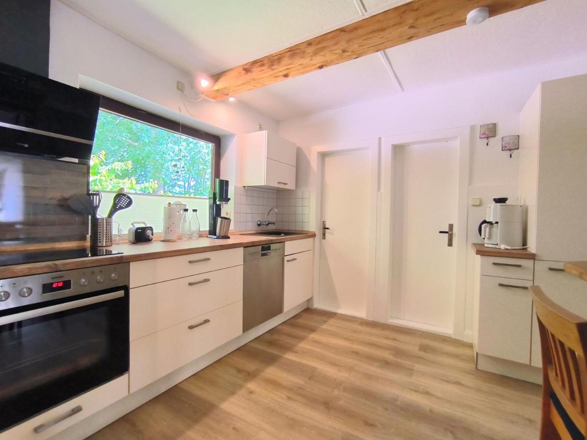 Ferienwohnung Zwischen Den Meeren - Schoene Und Gemuetliche Fewo Mit Garten Dorpstedt ภายนอก รูปภาพ